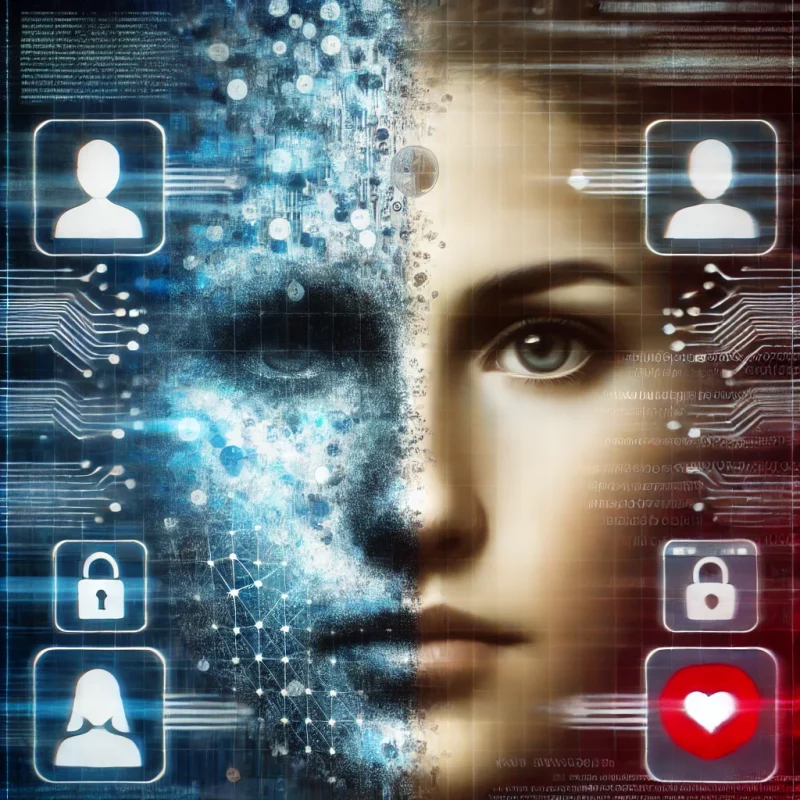 This image illustrates the threat of deepfakes child safety and ways to shield kids from AI manipulation